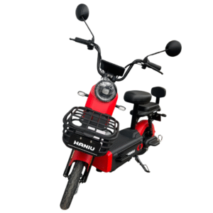 Bicicleta Electrica Haniu Urbix 500W Negro - Rojo